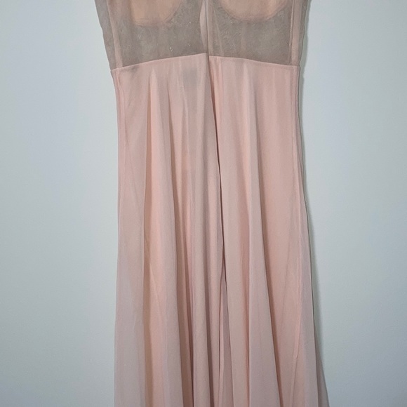 Esther Blush Pink Maxi Prom Dress, size large, never worn, tag on! - Picture 2 of 3